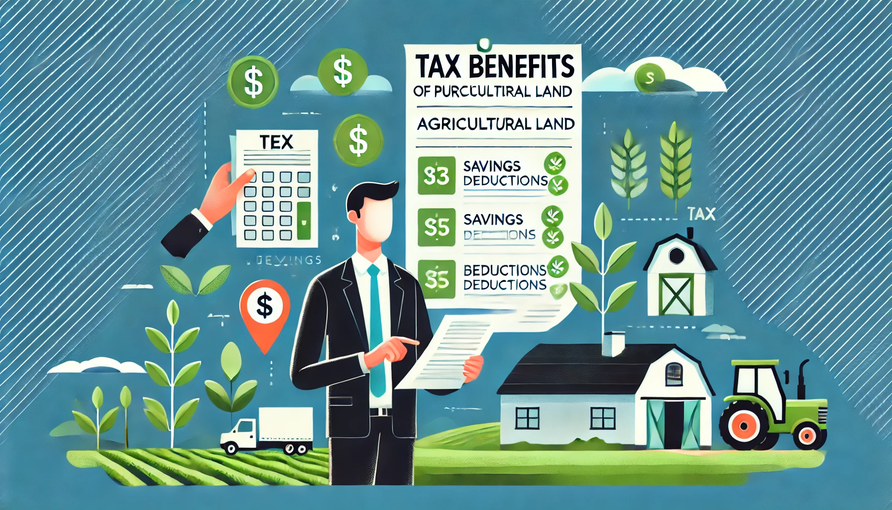 Tax benefits of agricultural land purchase